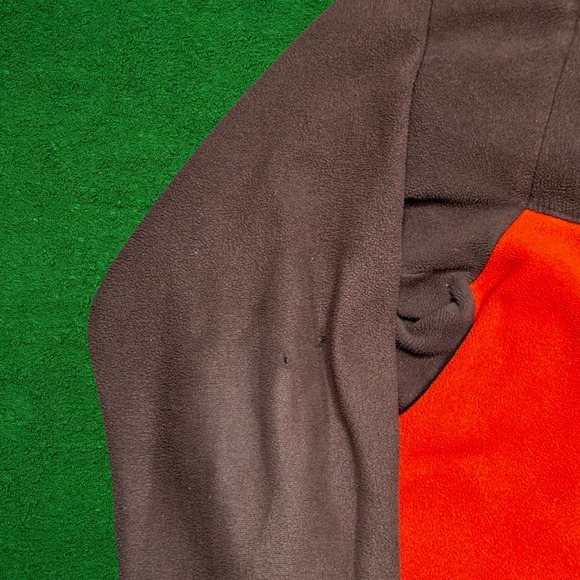 Nike ACG Orange Brown Lightweight Fleece Zip Jacket - Picture 4 of 7